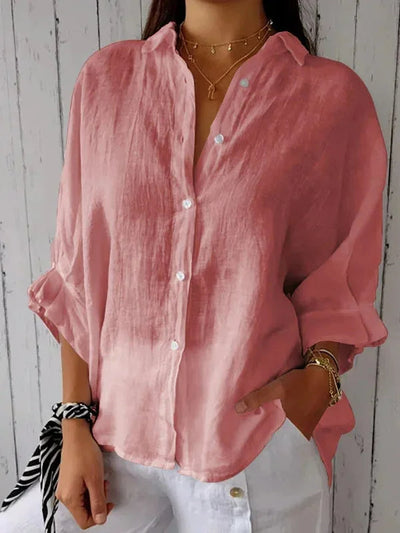 Sophie - Stijlvolle Linnen Damesblouse