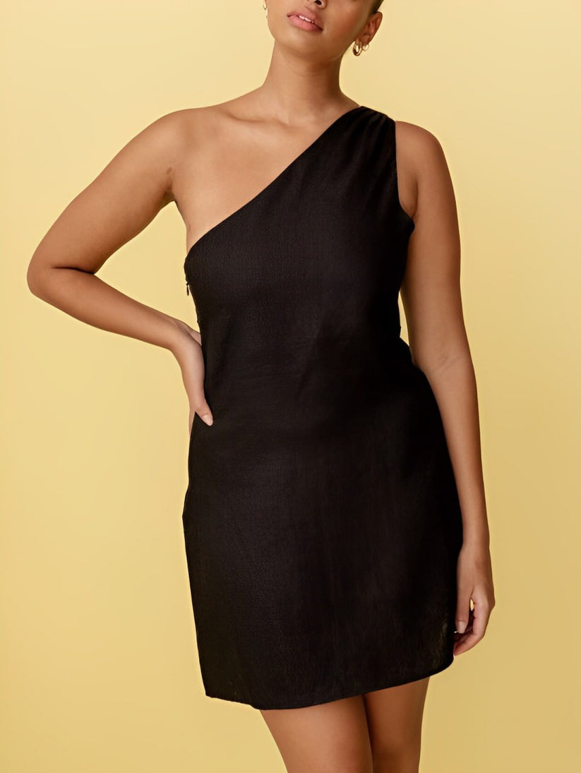 Selina - One-Shoulder Maxi Jurk